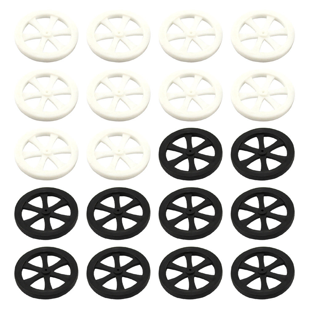 Smart Accessories - 20pcs DIY Plastic Car Wheels for