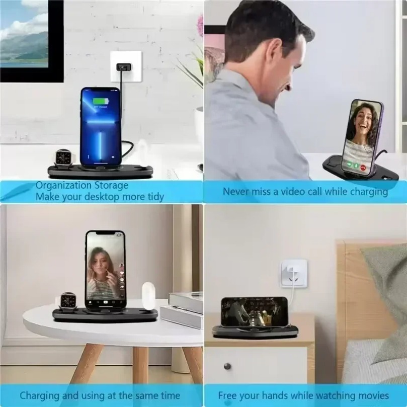 3 In 1 Fast Wireless Charger C - đánh giá và giá Smartwatch X12