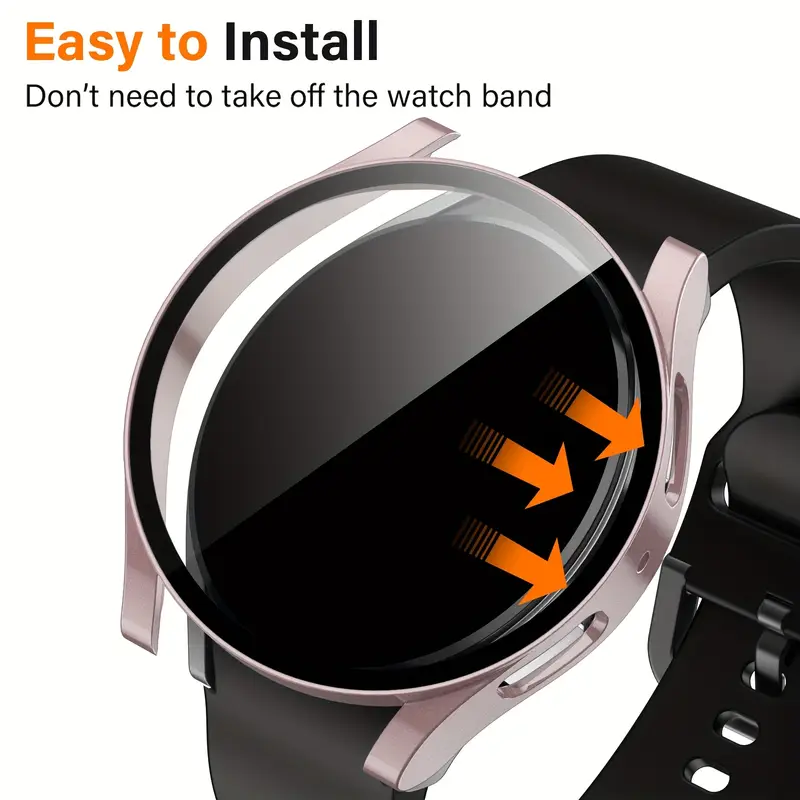 Hard Matte PC Case With Temper - đánh giá và giá Samsung Smartwatch Accessories