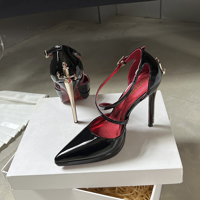 Women Pumps Quality Patent Lea - đánh giá và giá Leather Classic Strap