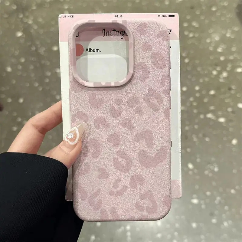 Pink Leopard Print Lichee Patt - đánh giá và giá Xiaomi Redmi Note 13